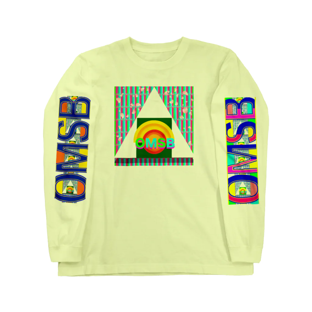 ✨🌈✨ユラクラカン🇯🇵 ✨🌈✨の🍙OMSB🌅🌸🍙桜結び 🌅 ロングスリーブTシャツ