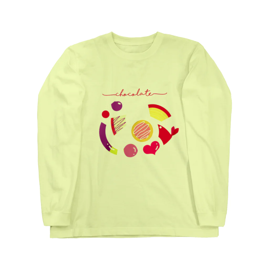 pastelia　shopのアップルベリー ロングスリーブTシャツ