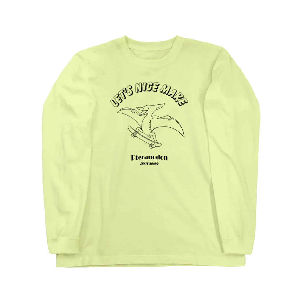 LONESOME TYPE ススのLET'S NICE MAKE（プテラノドン） Long Sleeve T-Shirt