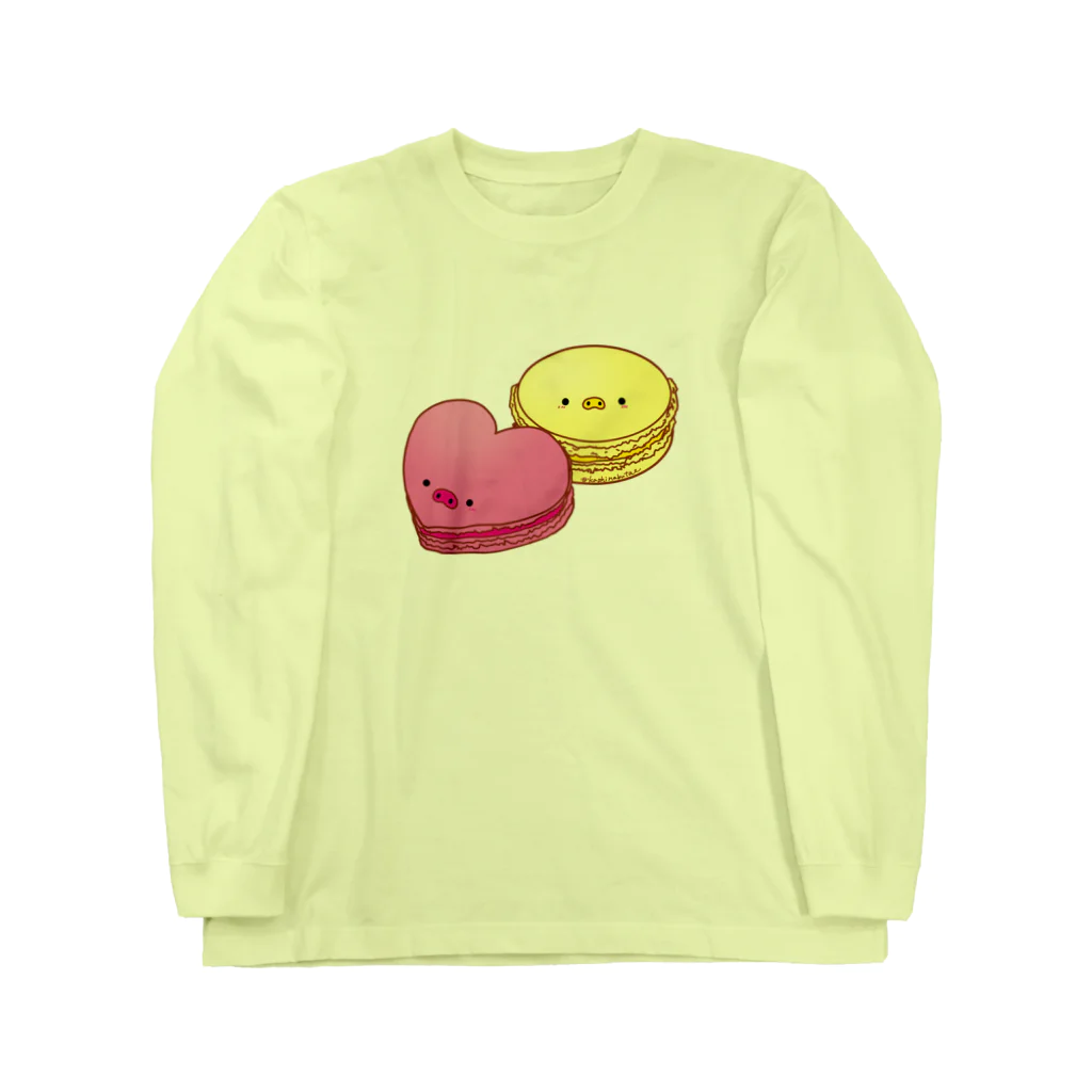 Draw freelyのマカロン Long Sleeve T-Shirt