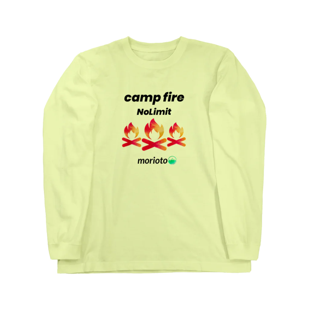 namiotoのcampfire × morioto ロングスリーブTシャツ