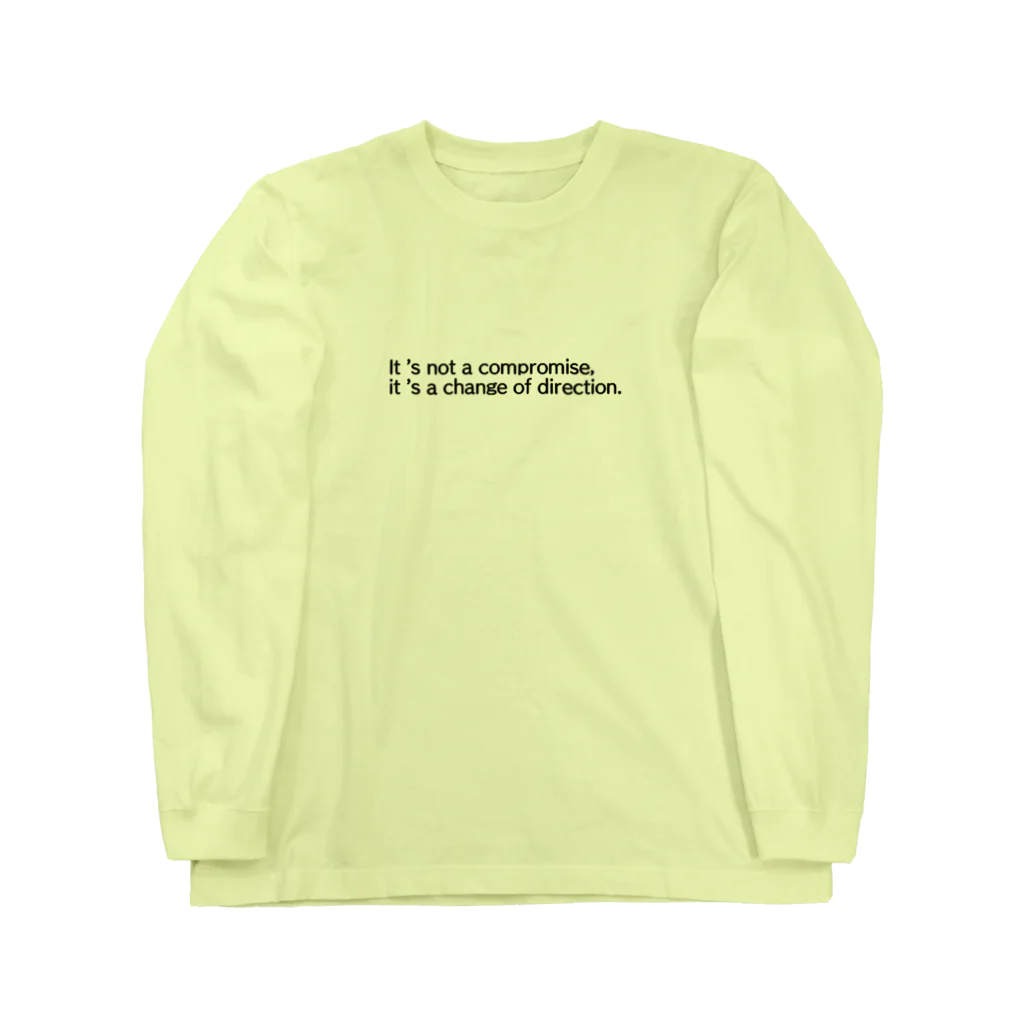 3号館 4階　視聴覚室の妥協ではないのです　英語 Long Sleeve T-Shirt