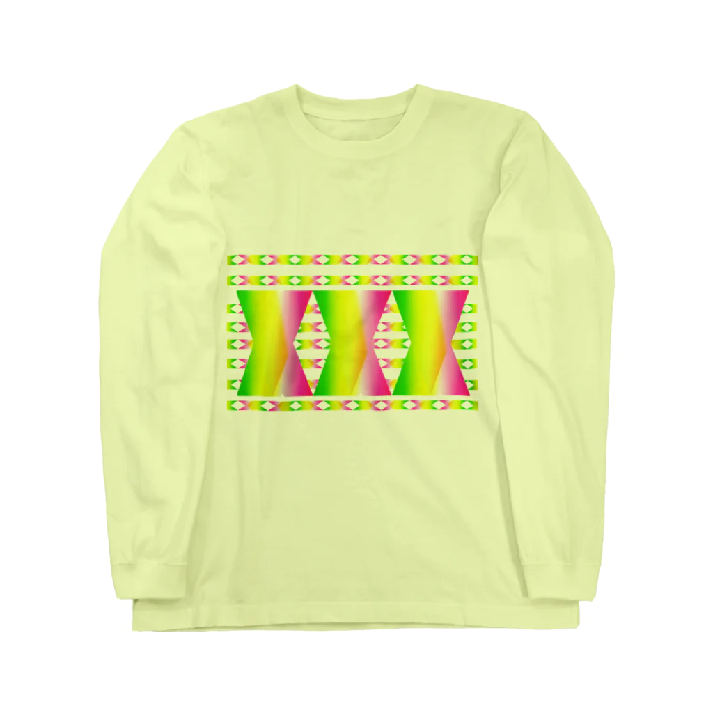 ✨🌈✨ユラクラカン🇯🇵 ✨🌈✨の🌸春色虹グラス🌈 Long Sleeve T-Shirt