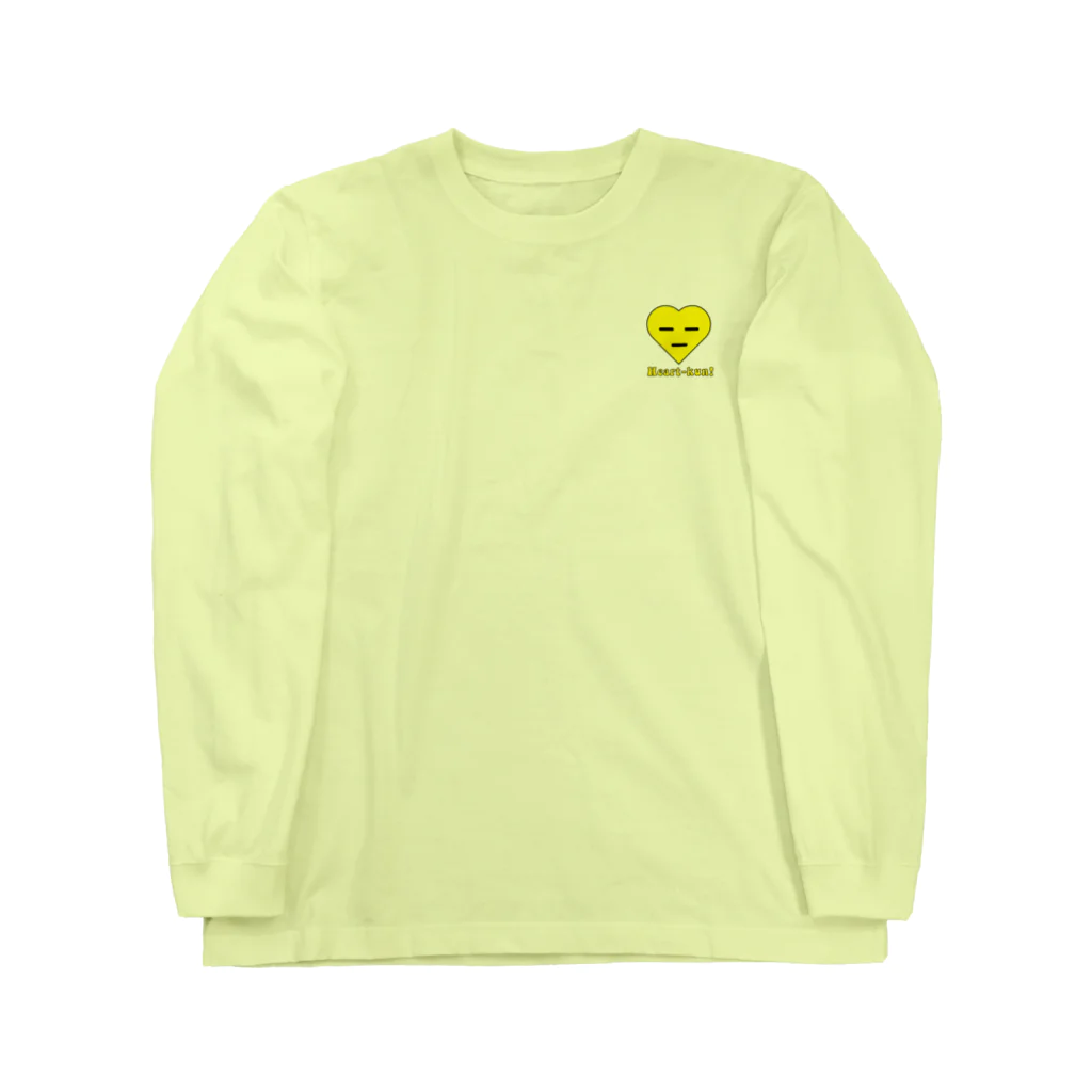 S2kun ハートくん SHOPのHeart-kunスマイル Long Sleeve T-Shirt