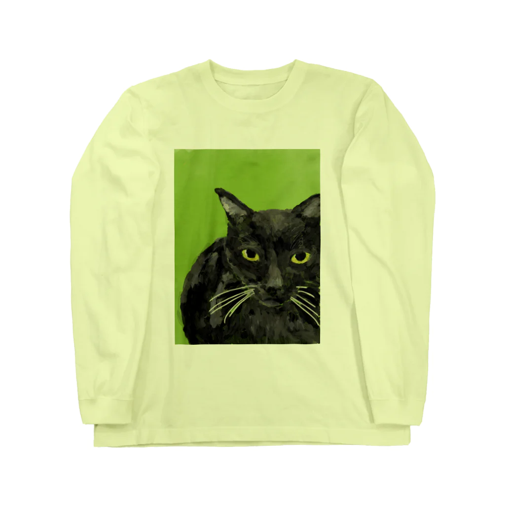 stromatolites onlineのKote the black cat ロングスリーブTシャツ