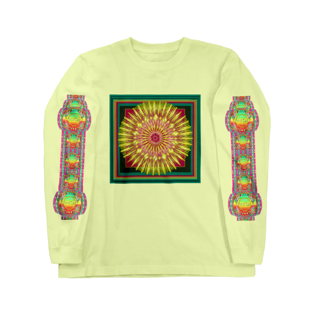 ✨🌈✨ユラクラカン🇯🇵 ✨🌈✨の✨🌄サンライズ・花火チャクラ✨ Long Sleeve T-Shirt