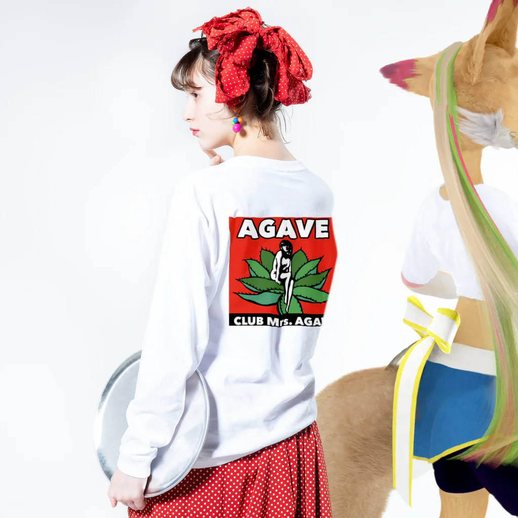 まき☺︎のCLUB Mrs.AGAVE ロングスリーブTシャツの着用イメージ(裏面・袖部分)