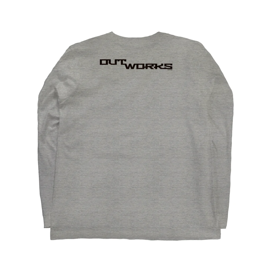 OUT_WORKSのオリジナルロゴT vol.2 ロングスリーブTシャツの裏面