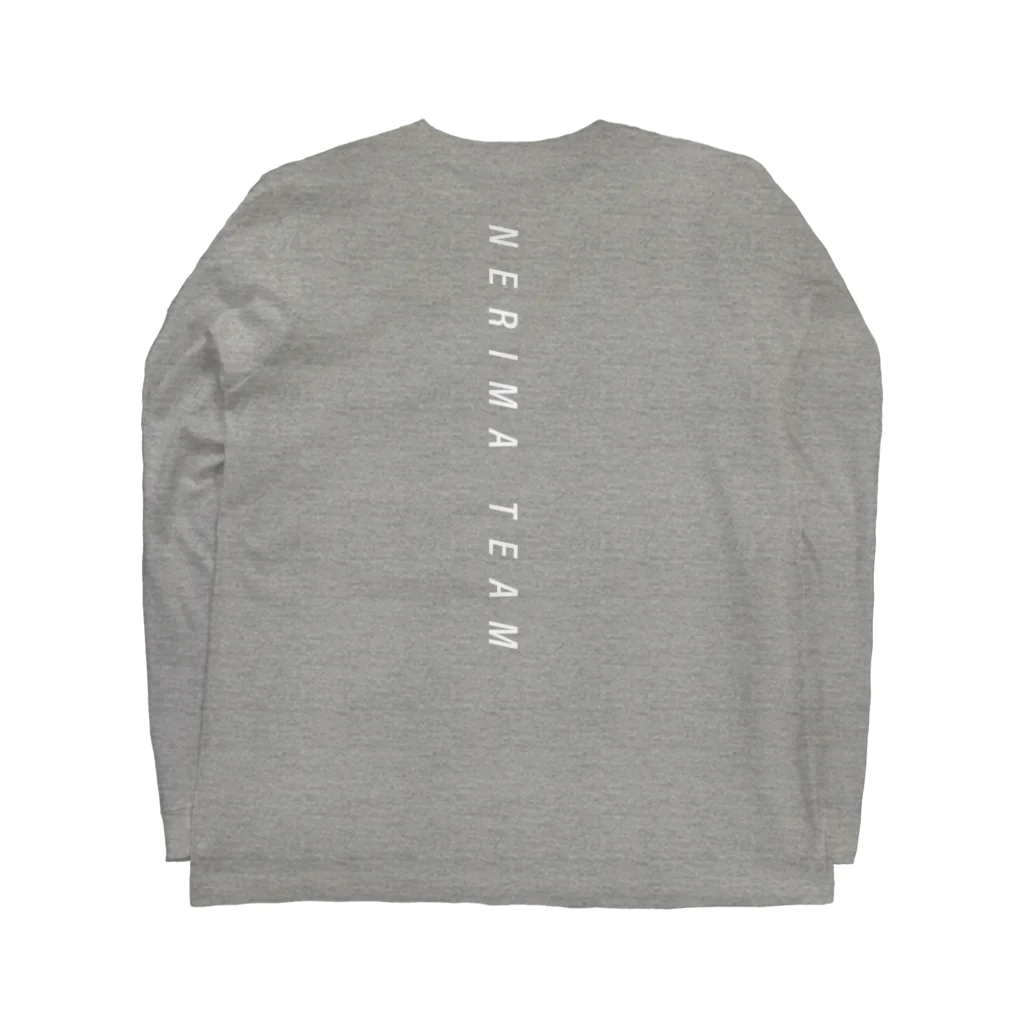 ランニングと朝食の練馬チームT Long Sleeve T-Shirt :back