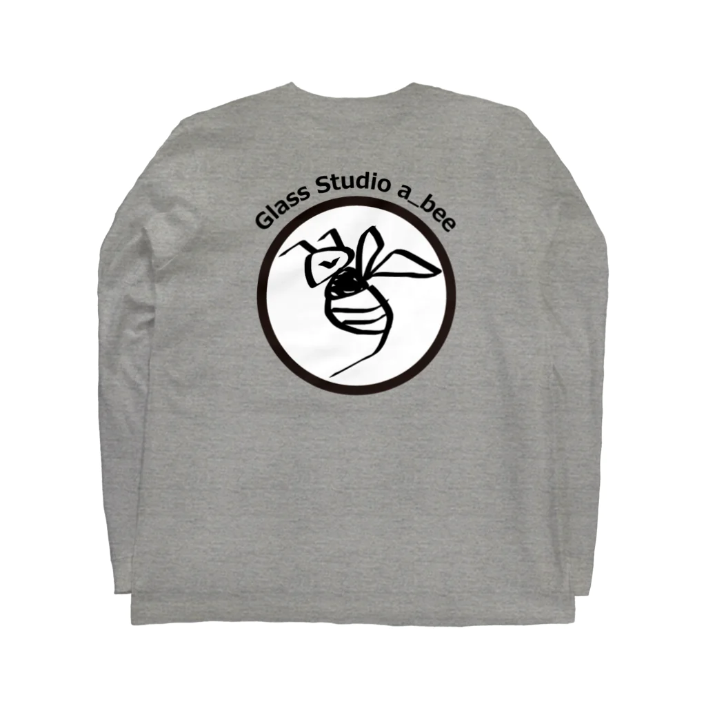 あびー工房（a_bee）のあびー工房（a_bee）ロゴグッズ Long Sleeve T-Shirt :back