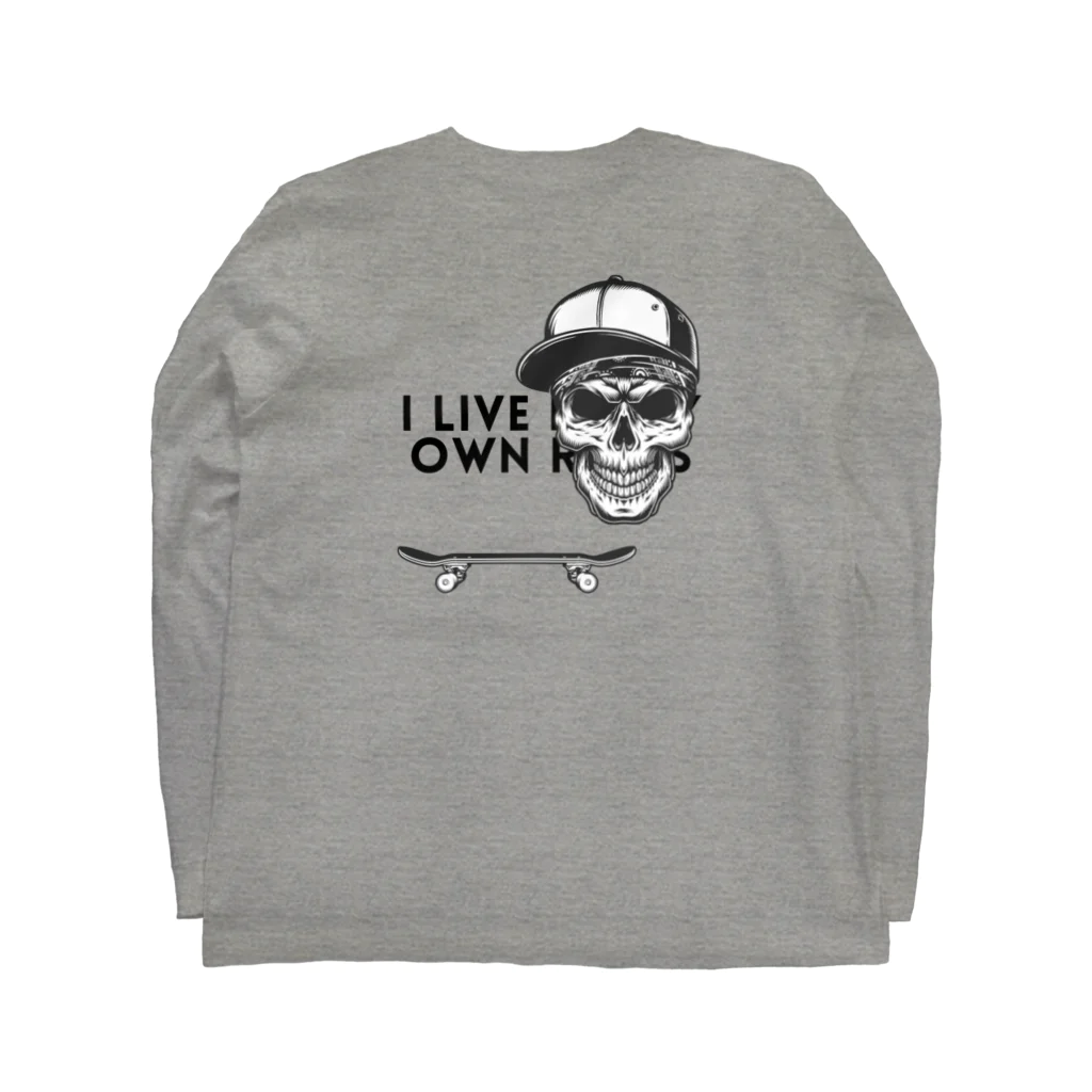 CHIBE86の "I live by my own rules." Long Sleeve T-Shirt :back