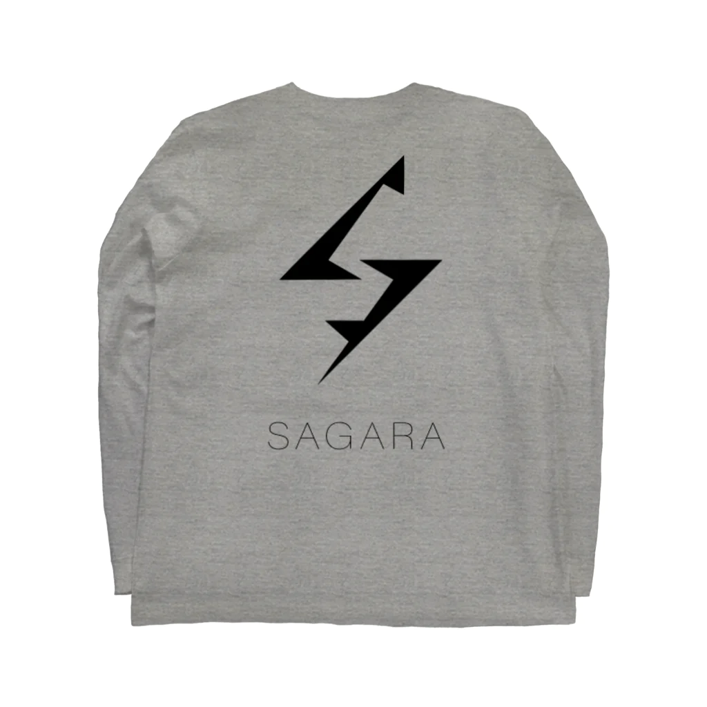 サガラ39歳（Twitch）のSAGARAロゴシリーズ Long Sleeve T-Shirt :back