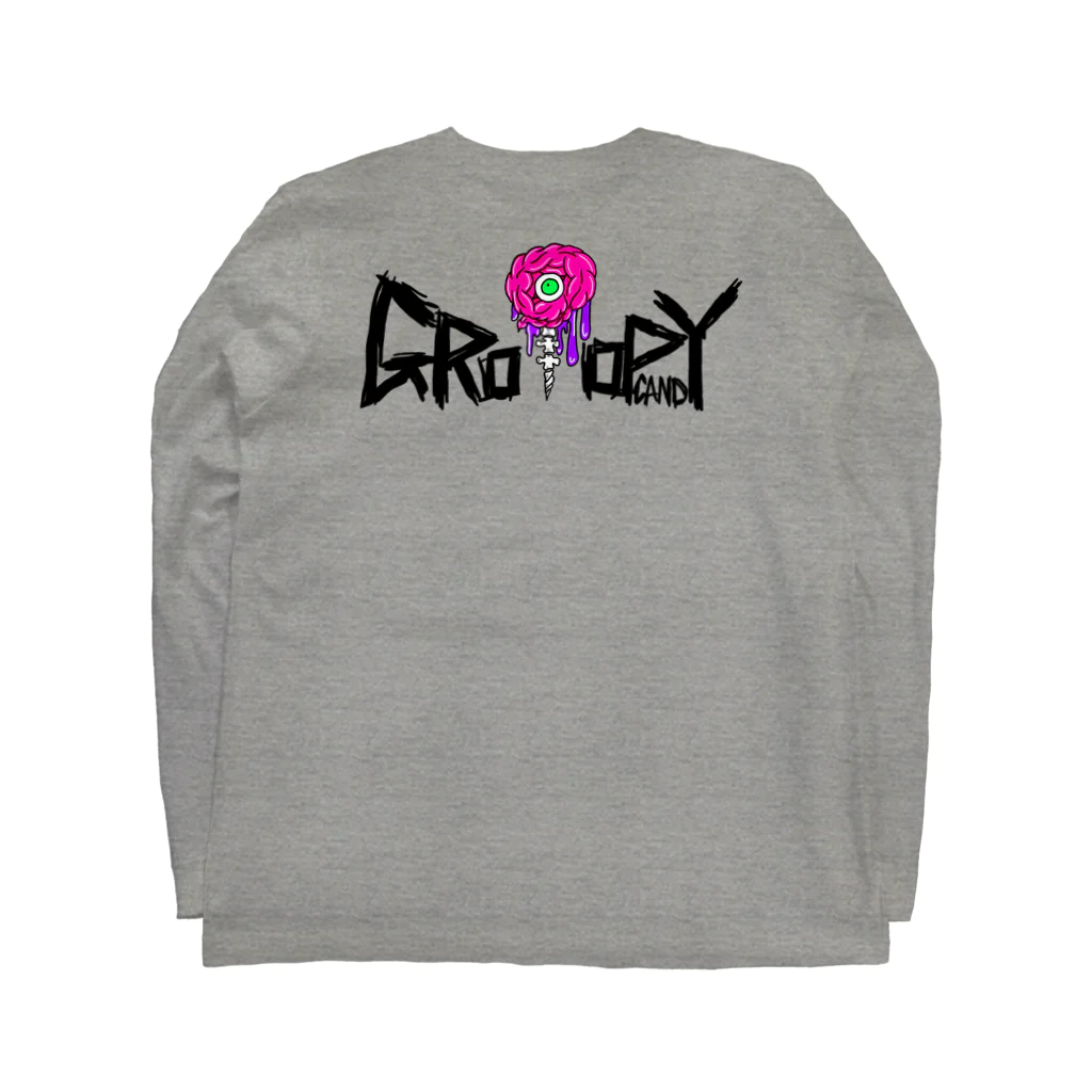 GroPopCandyの圧勝の金太郎 Long Sleeve T-Shirt :back