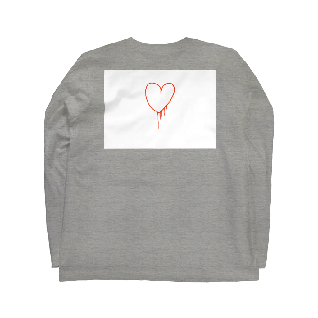 村上裕 daily work 燃料 裸の特異点 素人のmy heart ロングスリーブTシャツの裏面