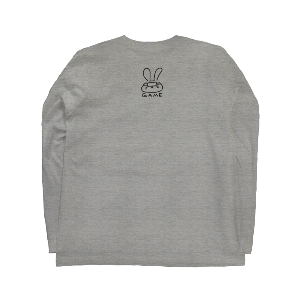 たてはくりえいとのなつみゲームにハマる。 Long Sleeve T-Shirt :back