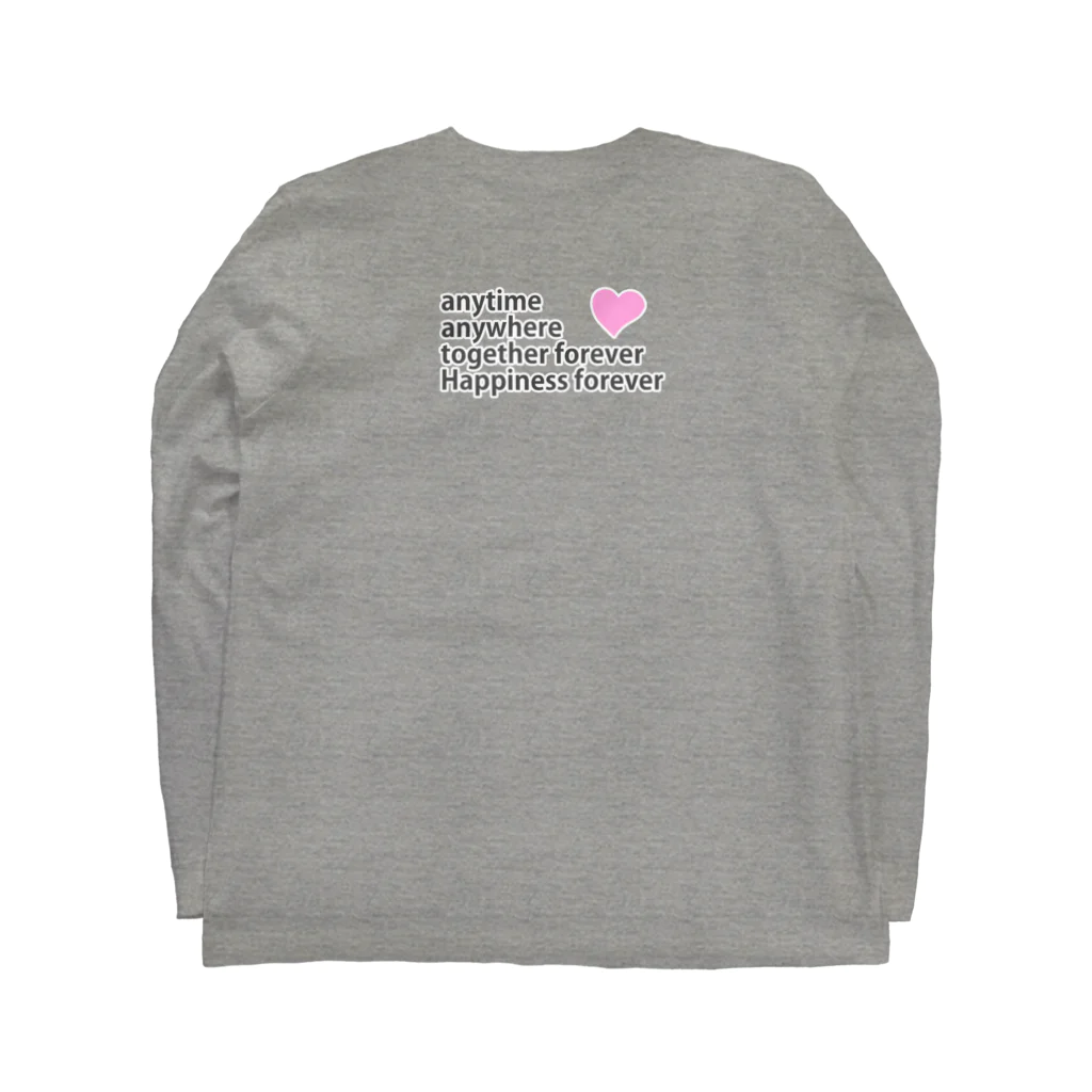 m's ordinary shopのkiichi & heart ロングスリーブTシャツの裏面