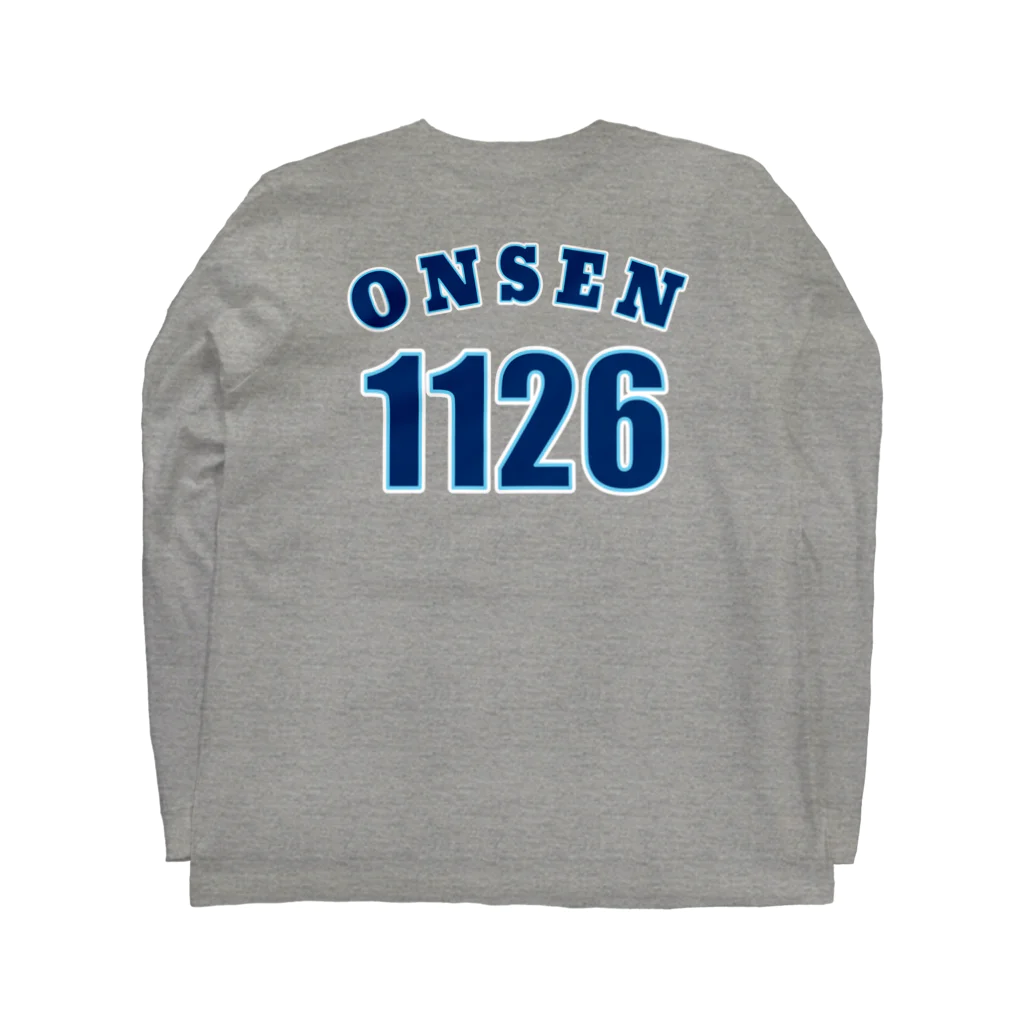 温泉グッズ@ブーさんとキリンの生活のONSEN 1126 Long Sleeve T-Shirt :back