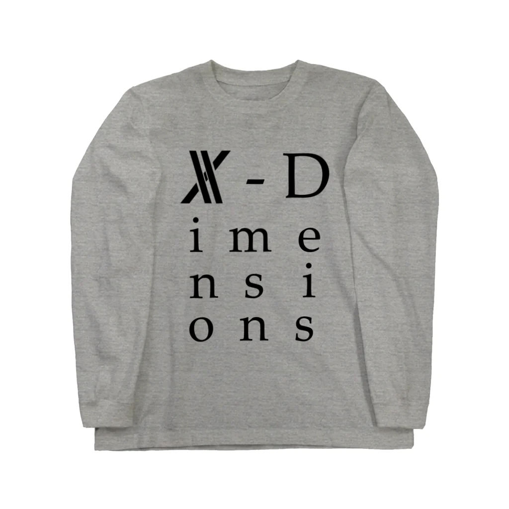X-Dimensions team goodsのlogo arrange 02 ロングスリーブTシャツ