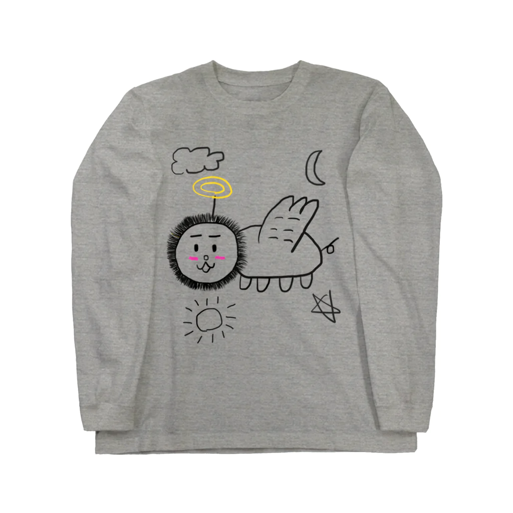 いつだって自分らしく。の天使になったライオン Long Sleeve T-Shirt