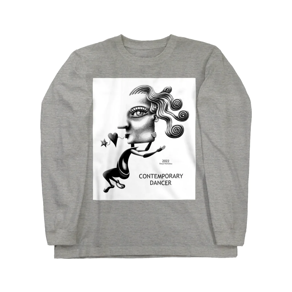 kouji-komatsuのコンテンポラリーなダンサー-w Long Sleeve T-Shirt