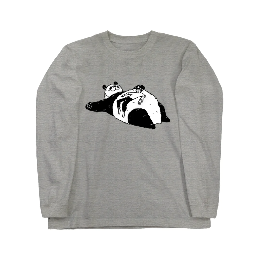 wakutaのひとをダメにするパンダ Long Sleeve T-Shirt