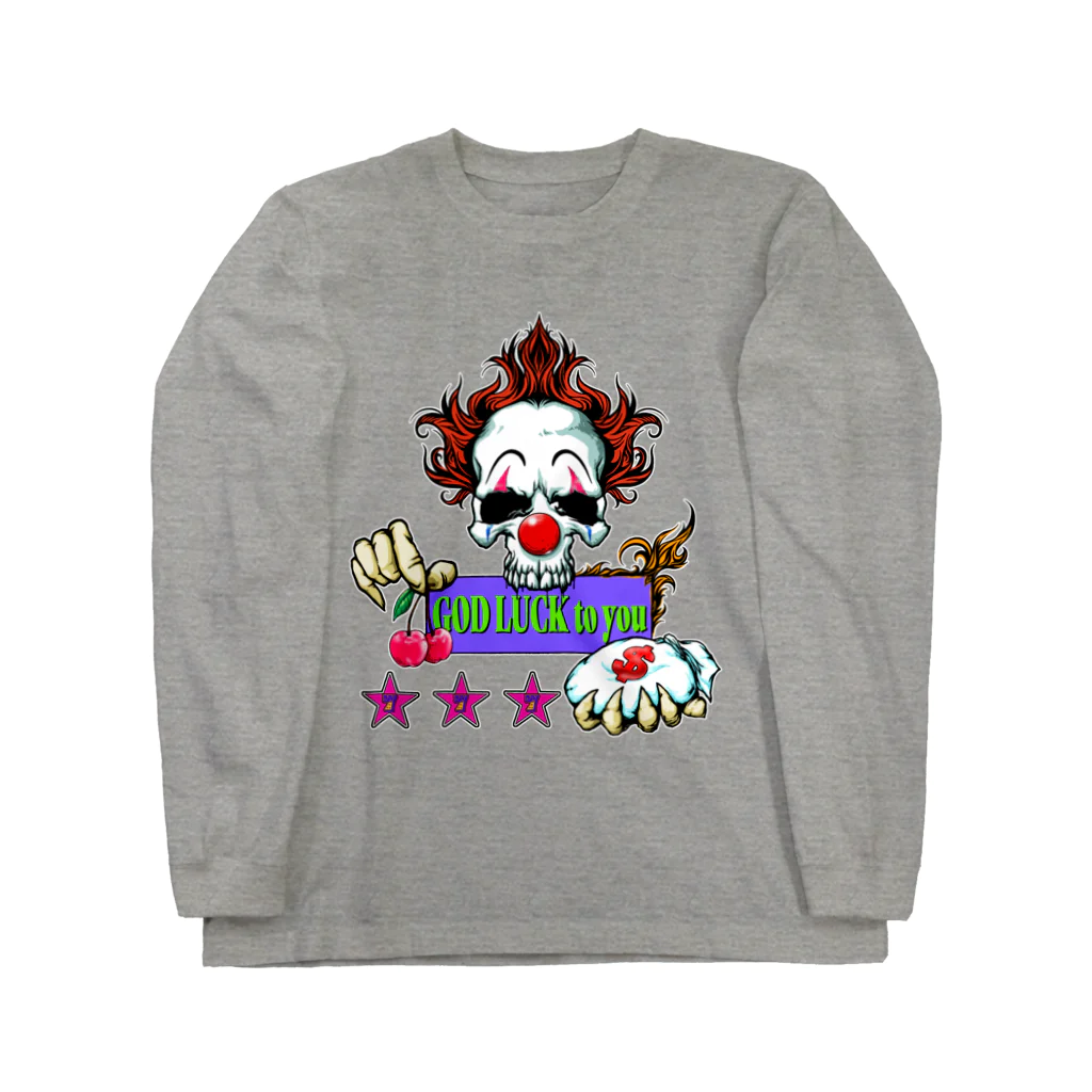 GOD LUCK💀to youのピエロGOD LUCK to  you🤡✨ ロングスリーブTシャツ