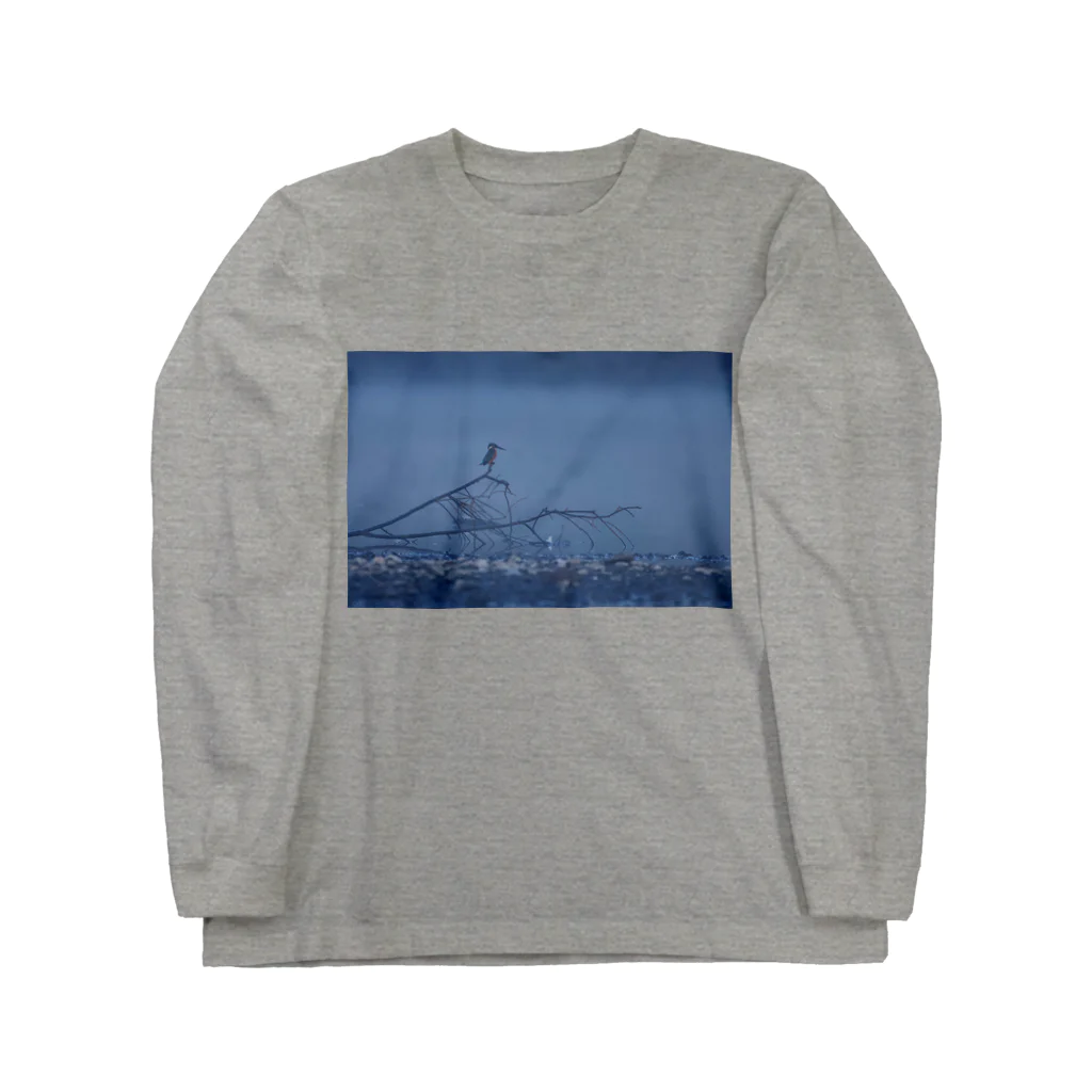 HITOKOMAのカワセミ Long Sleeve T-Shirt