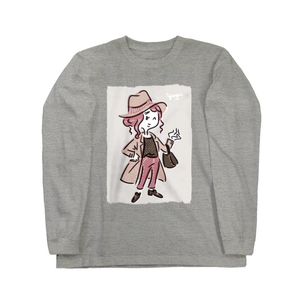 yopiのgirl ロングスリーブTシャツ