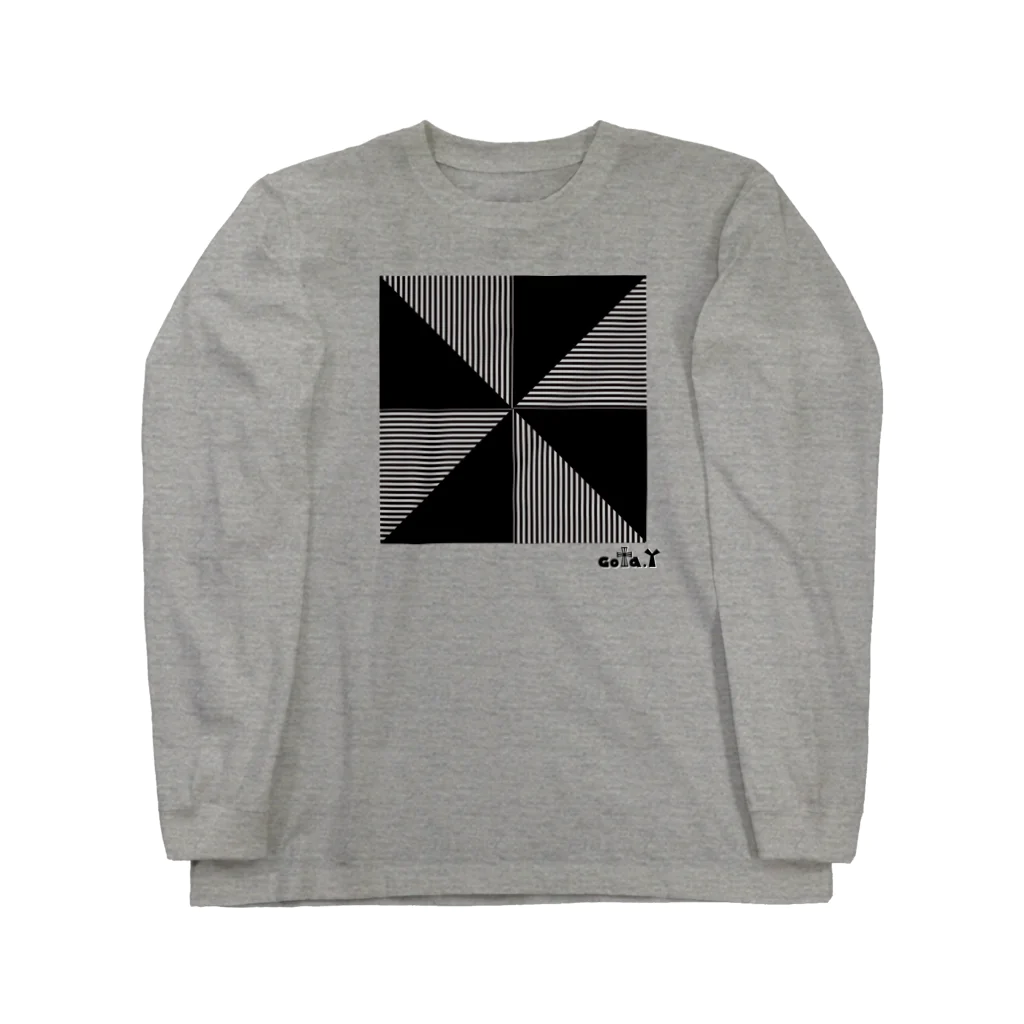 ゴータ・ワイのジオメトリックⅲ Long Sleeve T-Shirt