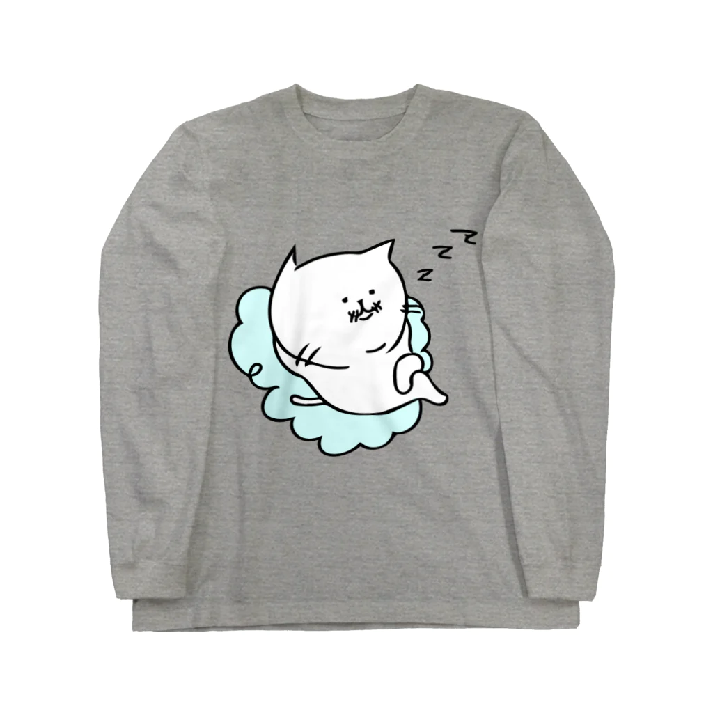 もちのやのねこのモチ Long Sleeve T-Shirt