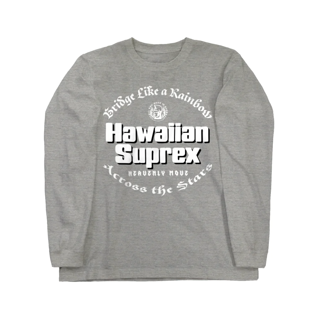 ハワイスタイルクラブのHawaiian Suprex WHT logo Long Sleeve T-Shirt