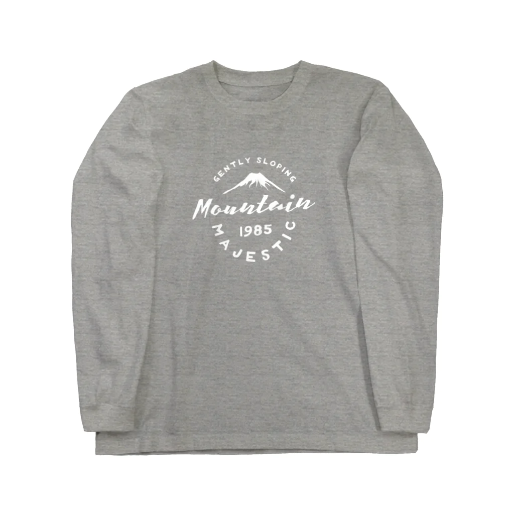 BASE-CAMPのBASE MOUNTAIN 01 WHITE Long Sleeve T-Shirt