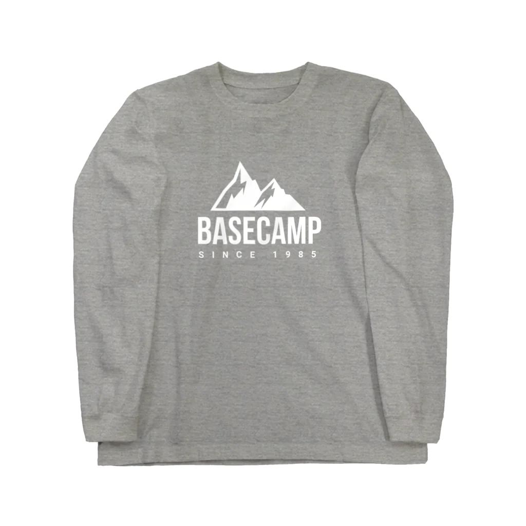 BASE-CAMPのBASE MOUNTAIN 03 WHITE ロングスリーブTシャツ