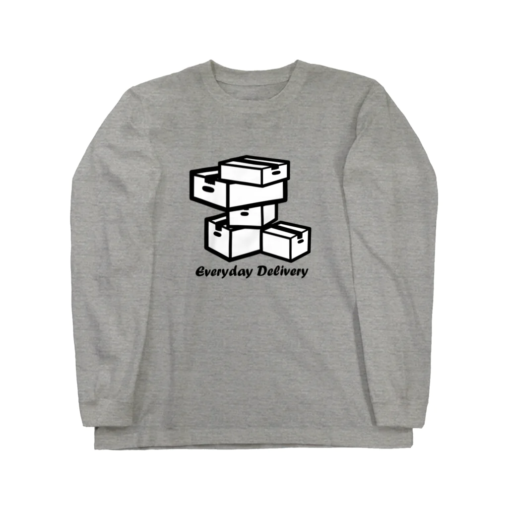 JapaneseRubberStampsの毎日デリバリー Long Sleeve T-Shirt