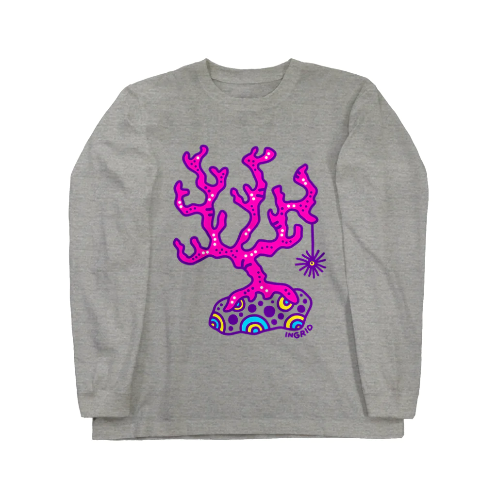 INGRIDのサンゴ（ピンク） Long Sleeve T-Shirt