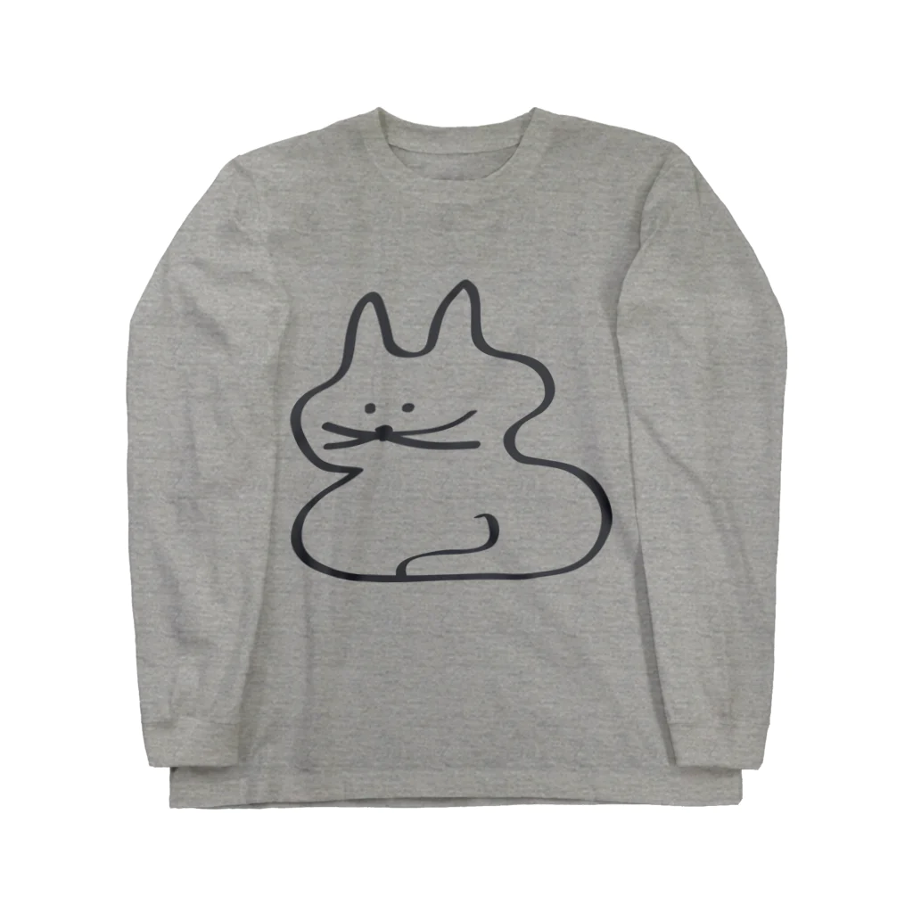 OYOYO design work のkoubako-neko ロングスリーブTシャツ