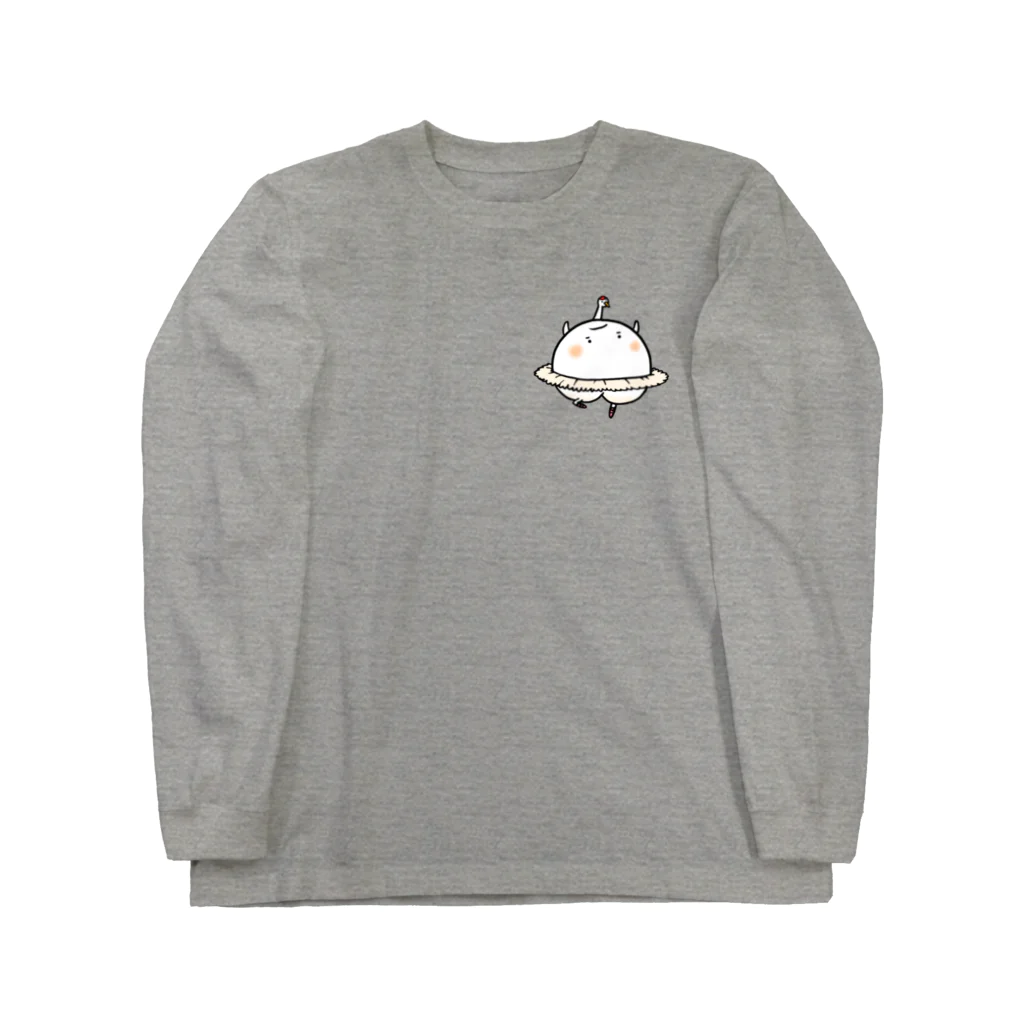 おもちSHOPのおもちの妖精ヨーガマール Long Sleeve T-Shirt