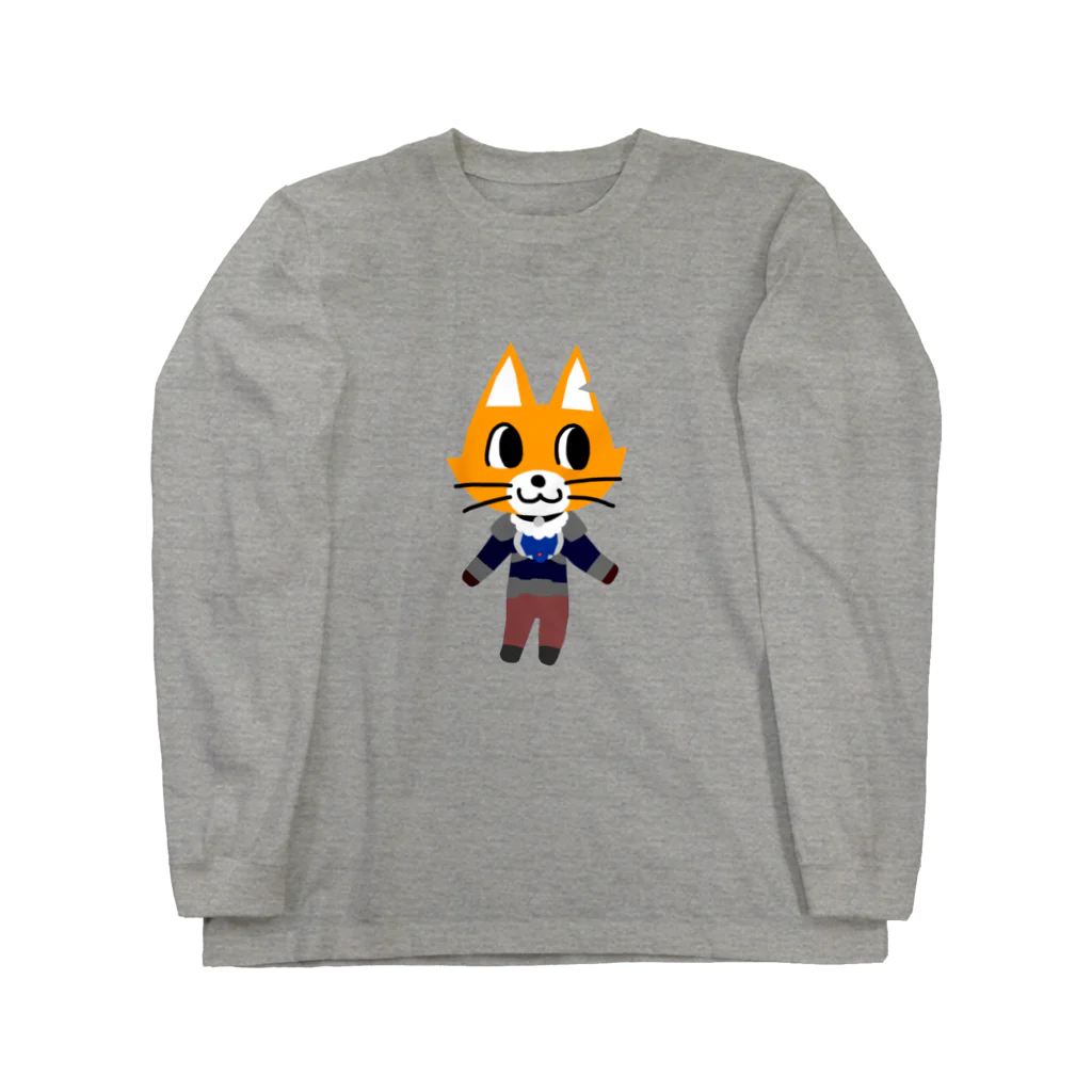 キャットＣのこうじょうけんがくのあつまれキャットCの森 ロングスリーブTシャツ