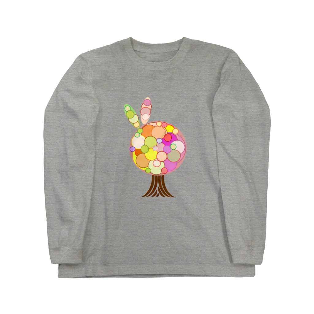 うさぎのきた道&の突発性tree Long Sleeve T-Shirt