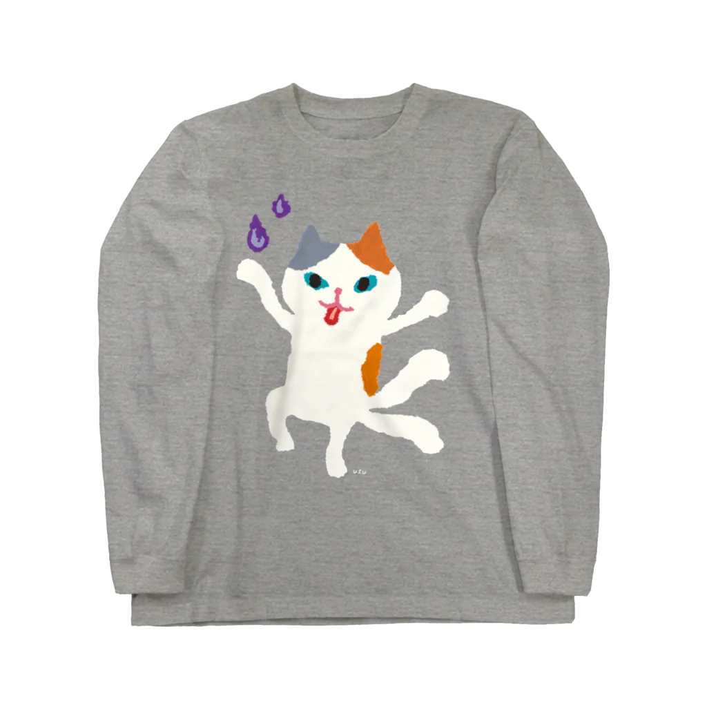 おばけ商店のおばけTシャツ＜でっかい猫又＞ Long Sleeve T-Shirt