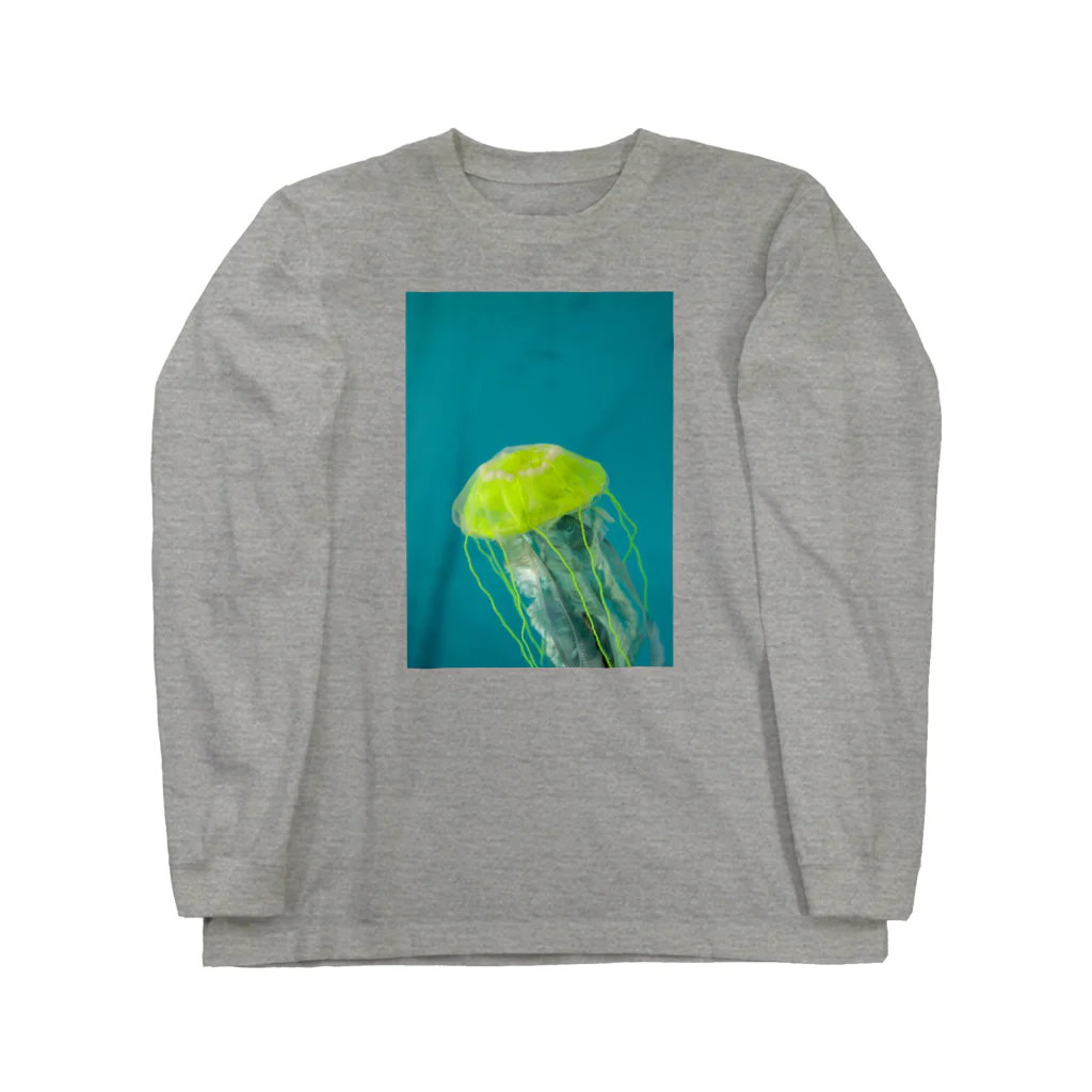 水島ひねのネオンクラゲ Long Sleeve T-Shirt