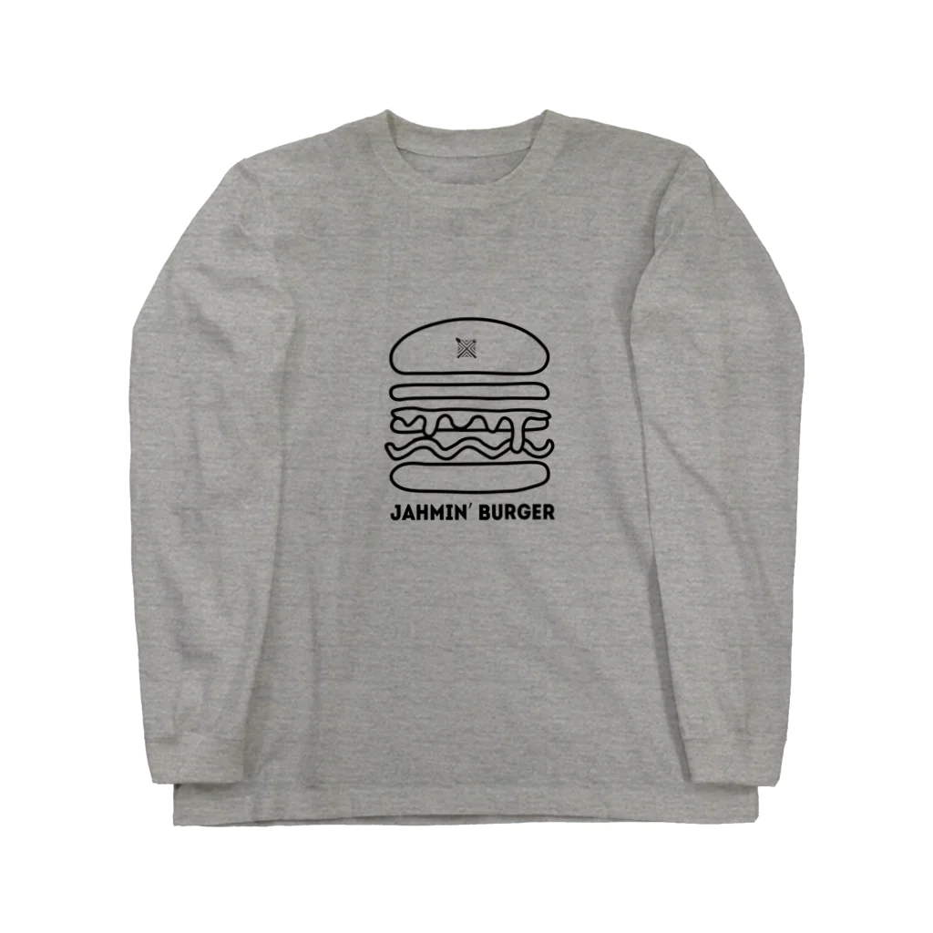 南風酒場Jahmin’のJahmin' Burger logo ロングスリーブTシャツ