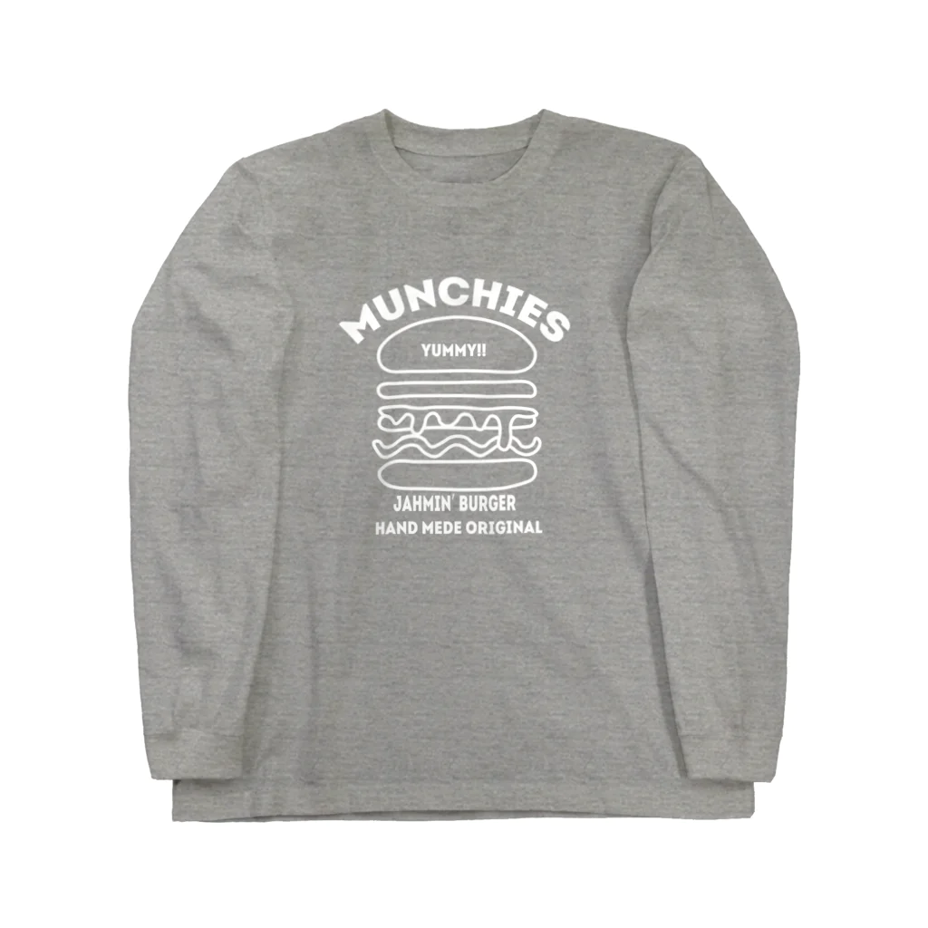 南風酒場Jahmin’のmunchies jahmin burger ロングスリーブTシャツ