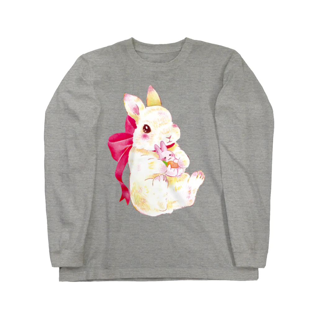 しず華＊(カラー･リボンボン)のぬいぐるみぎゅっ Long Sleeve T-Shirt