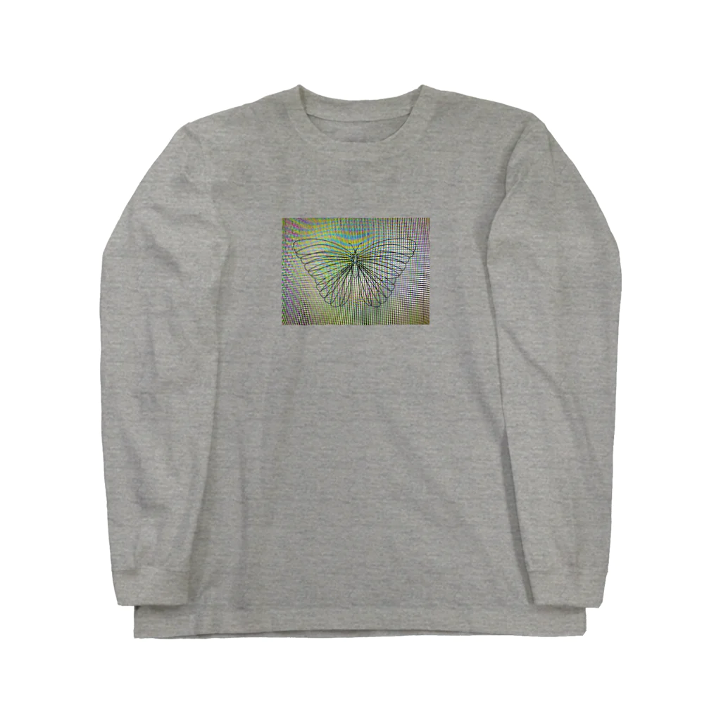 五十嵐灯の電脳蝶 Long Sleeve T-Shirt