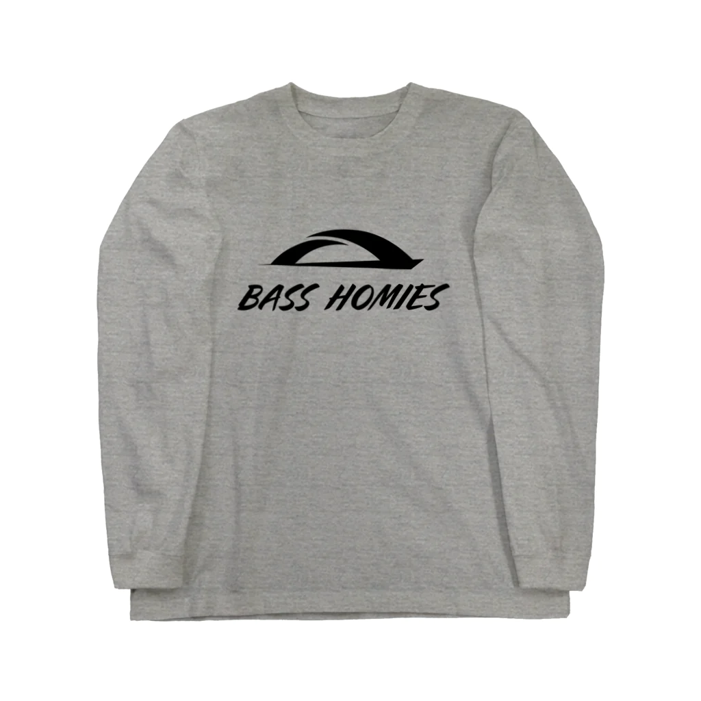 BASSHOMIESのBASSHOMIES(バスホーミーズ)ブリッジデザイン ブラックバス Long Sleeve T-Shirt