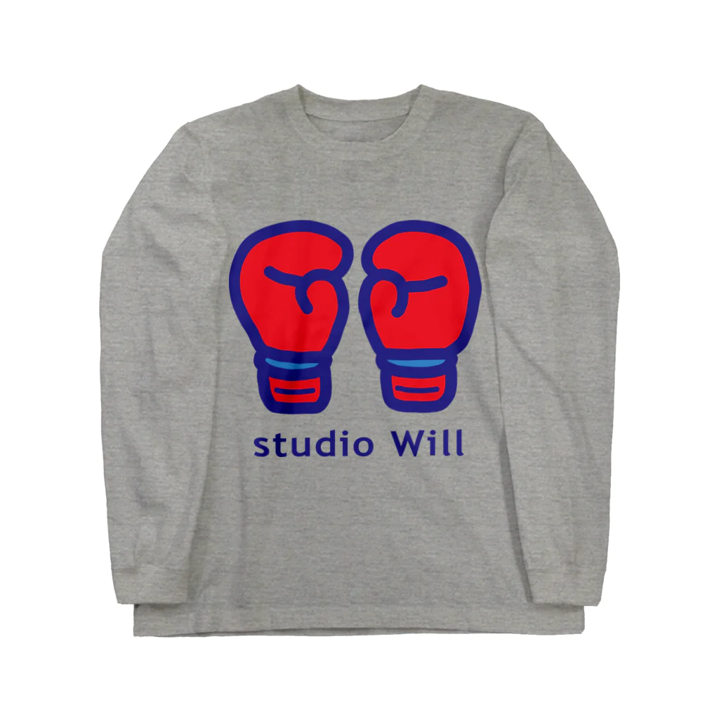 総合格闘技・フィットネス studio Willのstudio Will×INGRID ロングスリーブTシャツ_A2 Long Sleeve T-Shirt