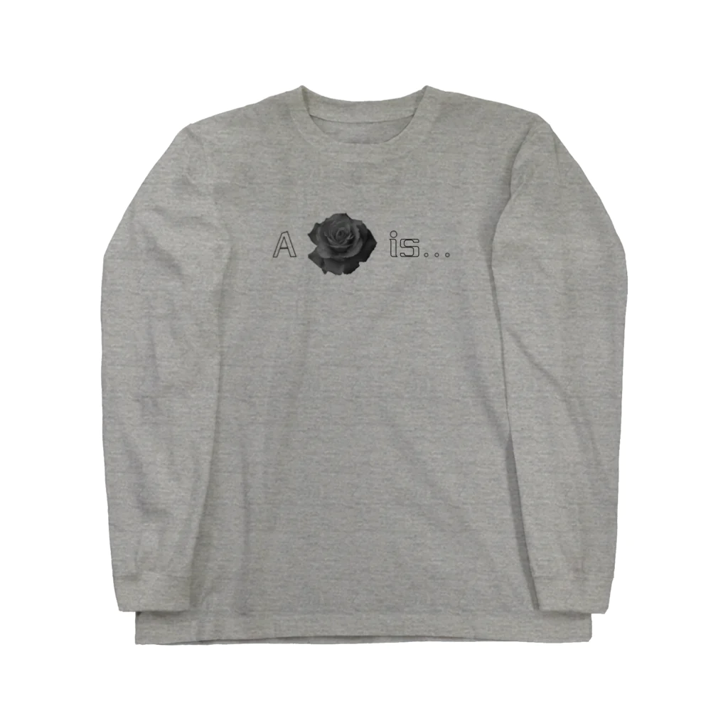 MomenTees ANNEXのA rose is... Long Sleeve T-Shirt