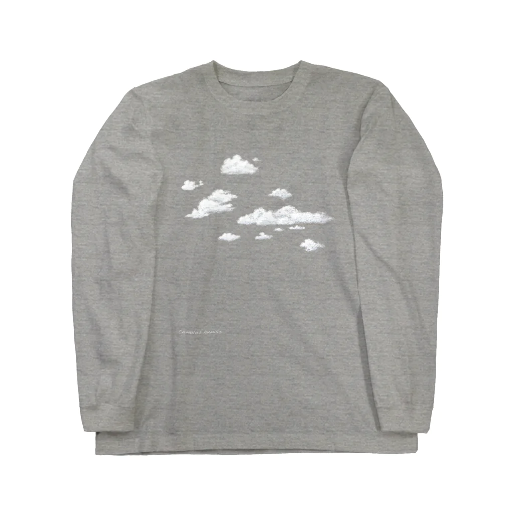 stelfestoのCumulus humilis 〜積雲 ロングスリーブTシャツ