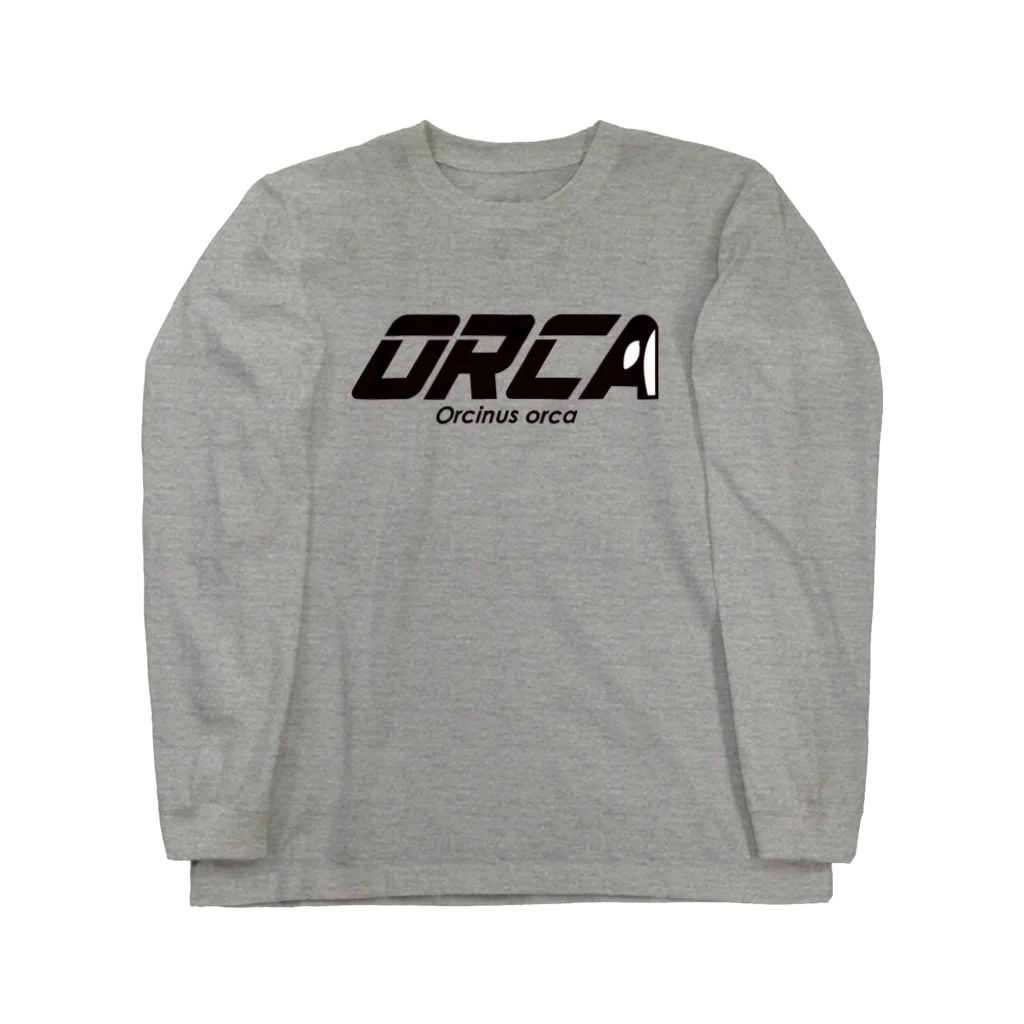 クジラの雑貨屋さん。のORCA ロゴ ロングスリーブTシャツ